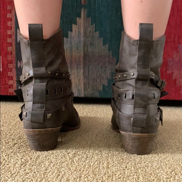 Brown/grey booties - Picture 5 of 5